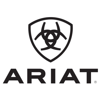 Ariat brand logo, link to Ariat products page