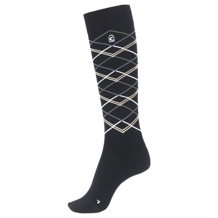 Cavallo Ladies Serra Functional Tall Boot Sock with Diamond Design