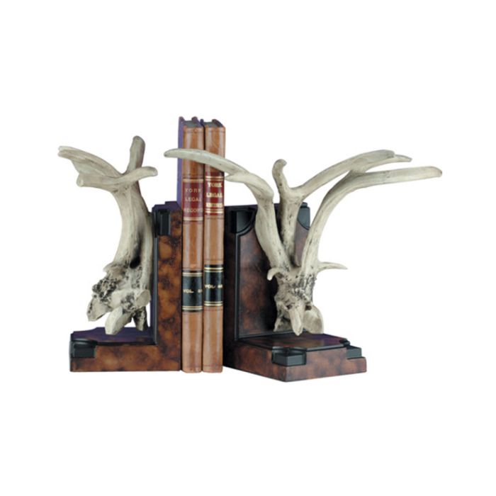 Oklahoma Casting Antler Bookends