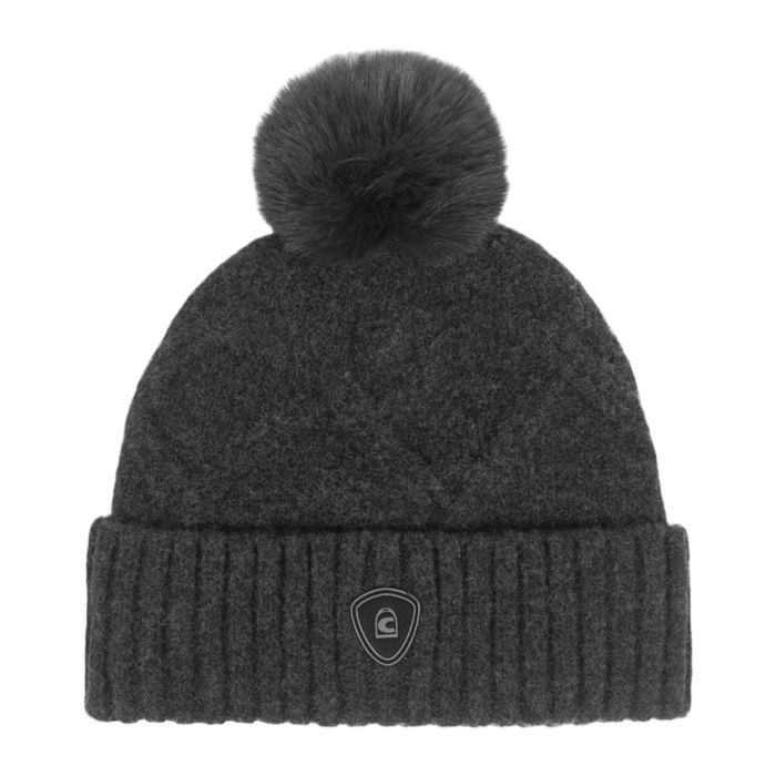 Cavallo Ladies Ria Knitted Hat with Faux Fur Bobble