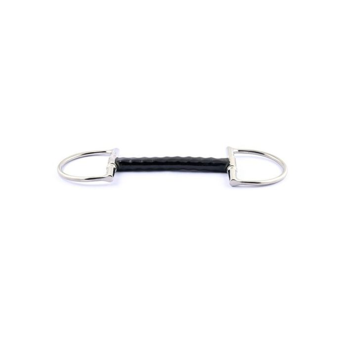 Jump'In D-Ring Articulated Rubber Sheathed Bit