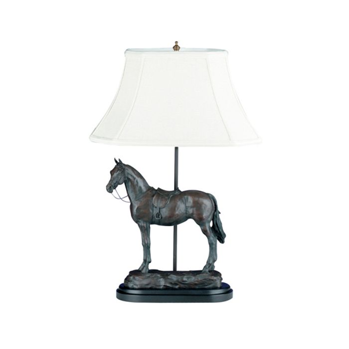 Oklahoma Casting English Riding Horse Lamp