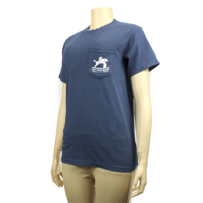 Tack Room Adult Short Sleeve Comfort Tee - With Pocket