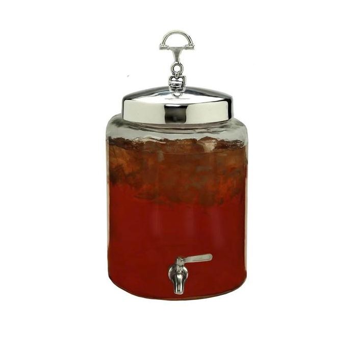 Arthur Court Round Equestrian Beverage Server