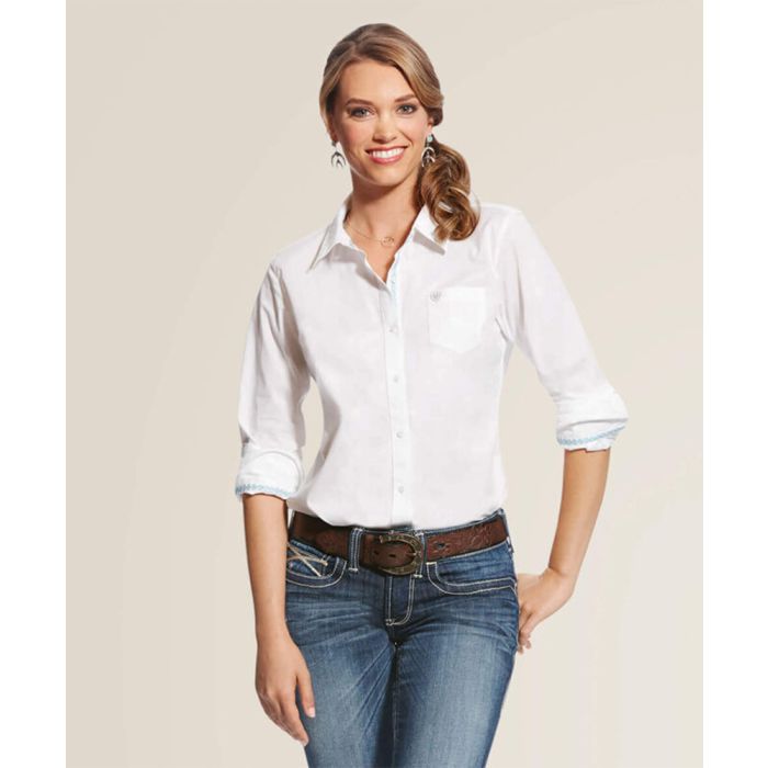 Ariat Womens Kirby Long Sleeve Button Up Stretch Shirt