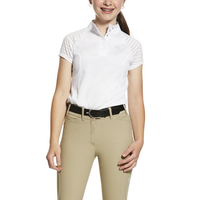 Ariat Girls Aptos Short Sleeve Vent Show Shirt