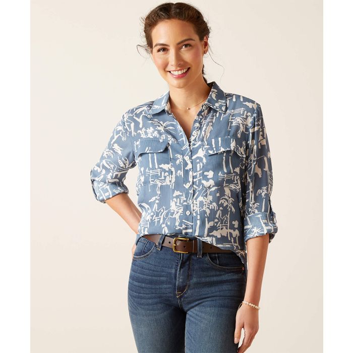 Ariat Ladies Larium Long Sleeve Blouse