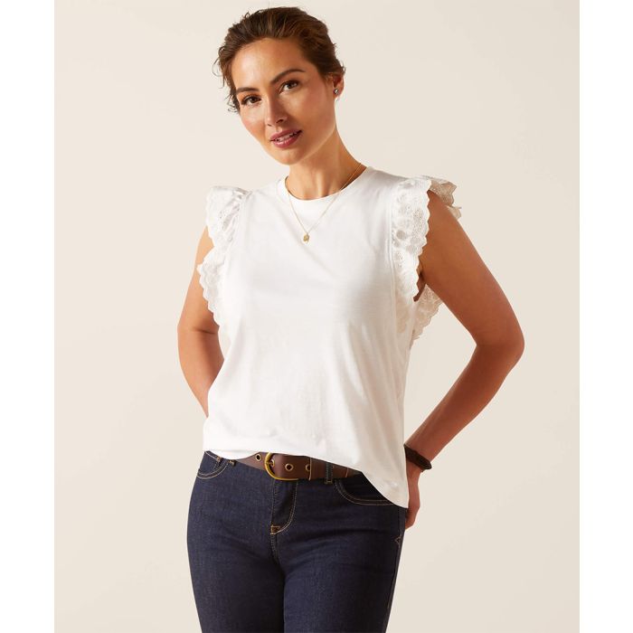 Ariat Ladies Ludlow Flutter Sleeve Top