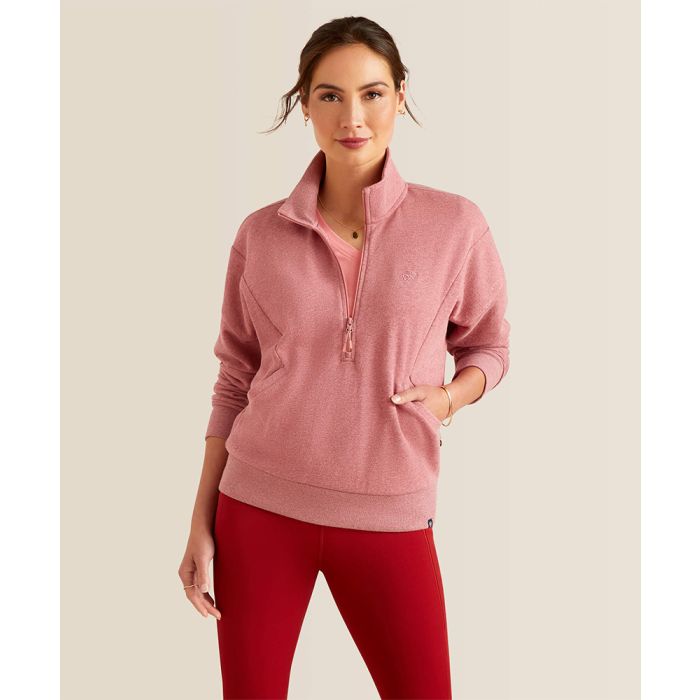 Ariat Ladies Friday Cotton 1/2 Zip Sweatshirt