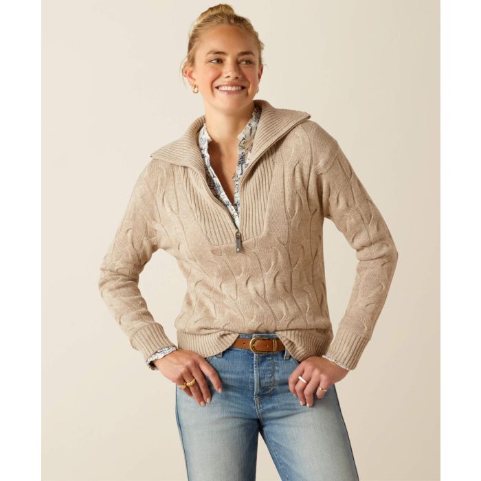 Ariat Ladies Alamere 1/2 Zip Sweater