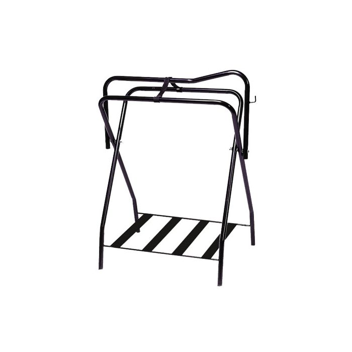 Portable Folding Metal Saddle Stand/Rack with Nylon Web Bottom