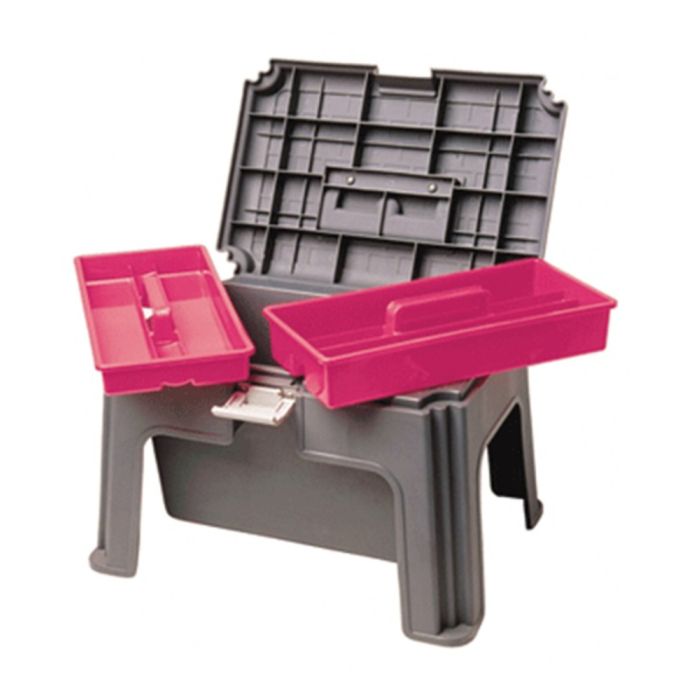 Jacks Grey Grooming Stool
