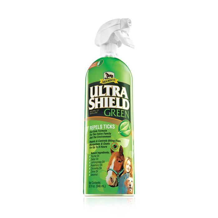 UltraShield Green Natural Fly Spray 32oz