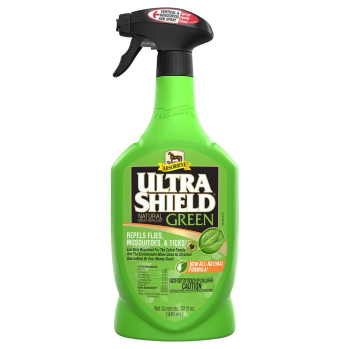 Absorbine UltraShield® Green Natural Insect/Fly Repellent Spray (32oz)