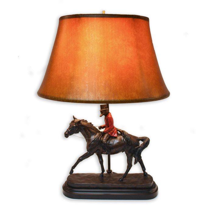 Oklahoma Casting Fox on the Hunt Lamp