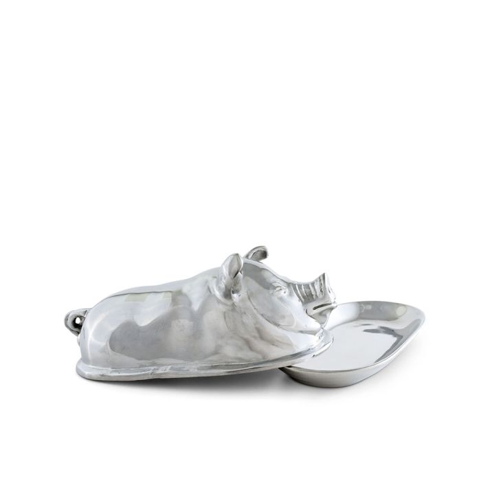 Arthur Court Pig Butter Dish