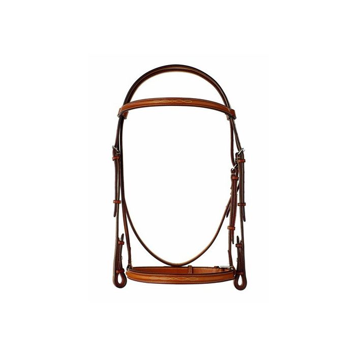 Edgewood Fancy Raised 5/8" Width Bridle with Fancy Laced Reins