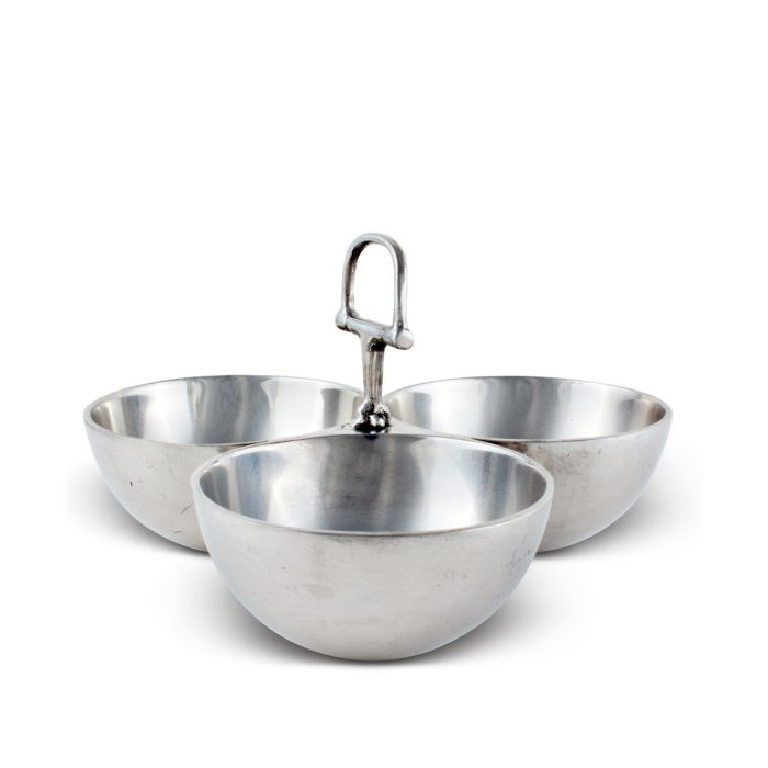 Arthur Court Equestrian Bit 3 Nut Bowl