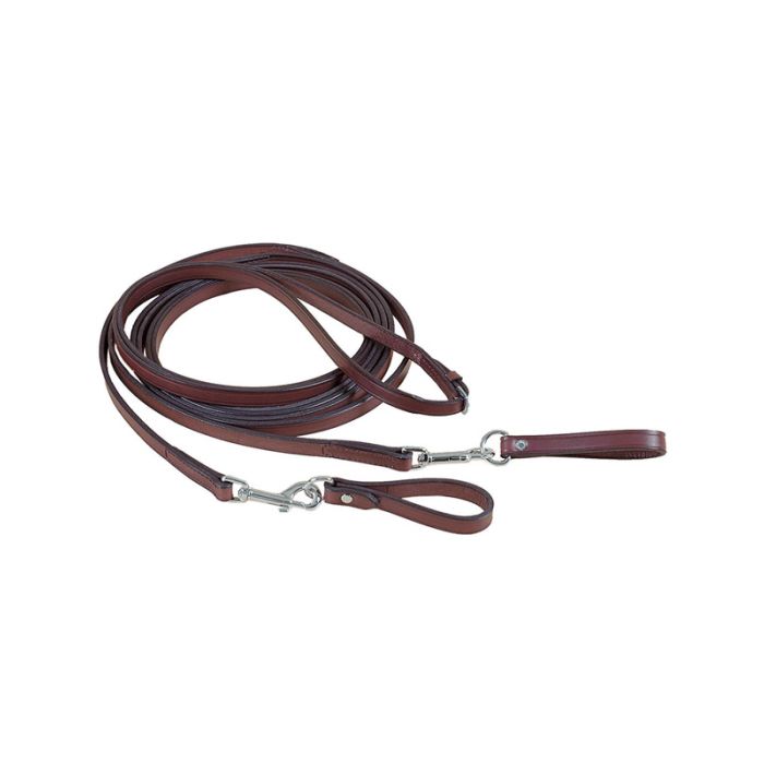 Tory 5/8" Leather Draw Reins w/ Snap Ends