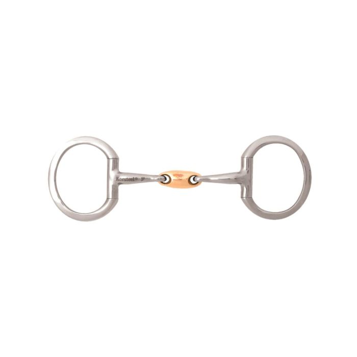 JP Korsteel Copper Link Oval Eggbutt Snaffle