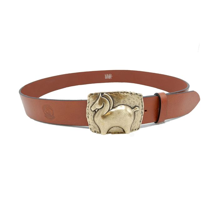 LILO 1.5" Dala Brass Horse Belt