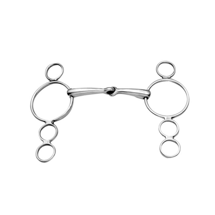 Weatherbeeta 3-Ring Elavator European Snaffle