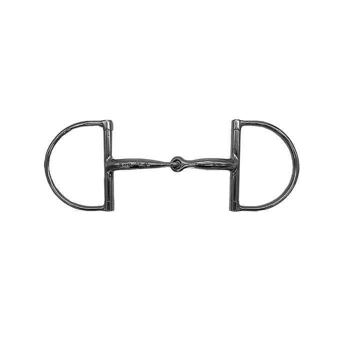 JP Korsteel Stainless Steel Dee Ring Snaffle Bit