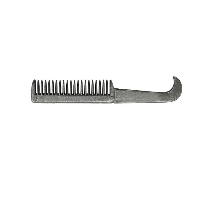 Aluminum Pulling Comb with Hoof Pick