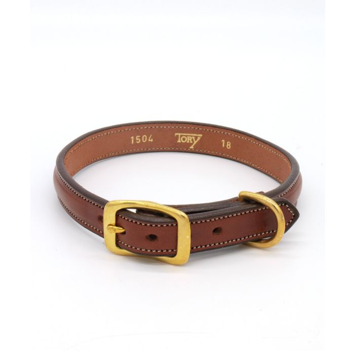 Tory Plain Raised Dog Collar 3 4