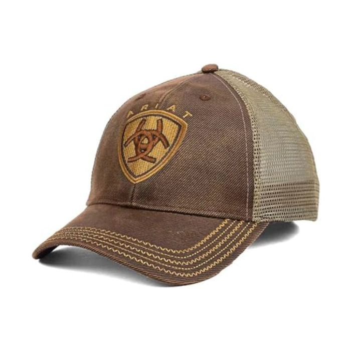 Ariat Men's Oilskin Mesh Hat
