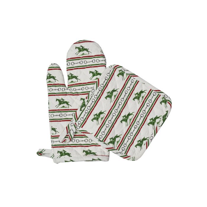 Pomegranate Oven Mitt Set of 2