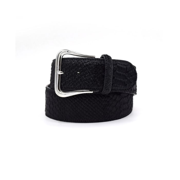 T.S. CALF HAIR PYTHON BELT