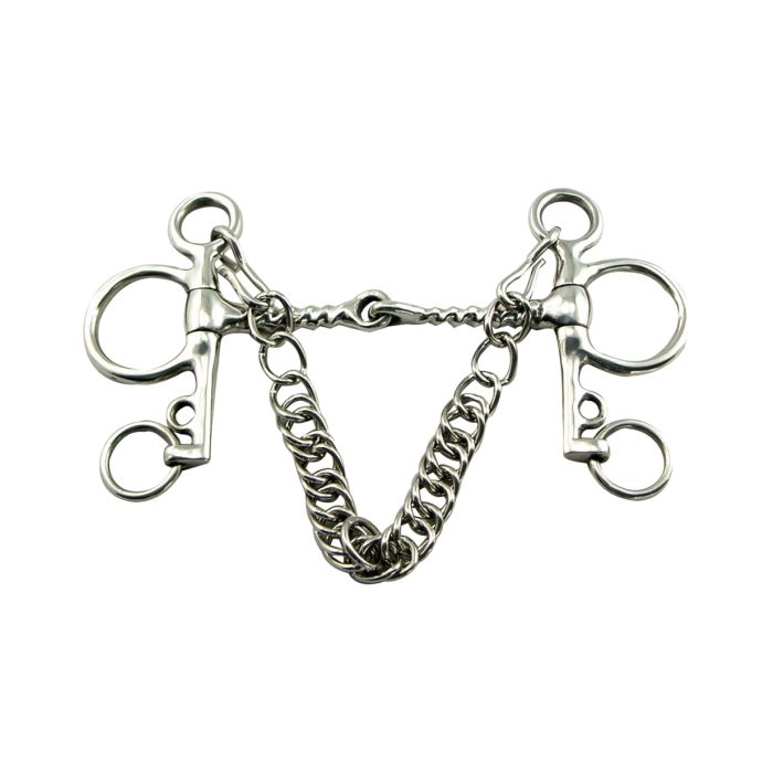 Coronet Jointed Corkscrew Pelham Bit