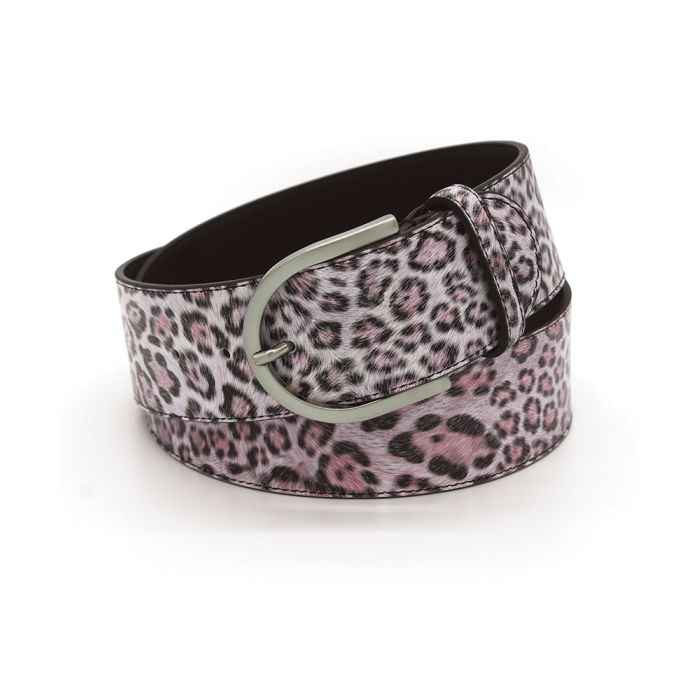 Tailored Sportsman Pink Leopard Belt