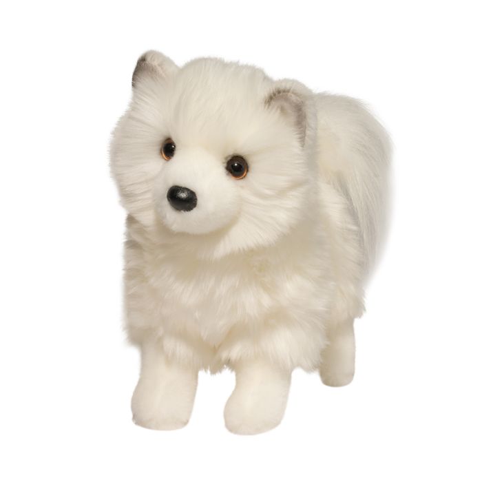 Douglas Toy Phoebe the White Pomsky Plush