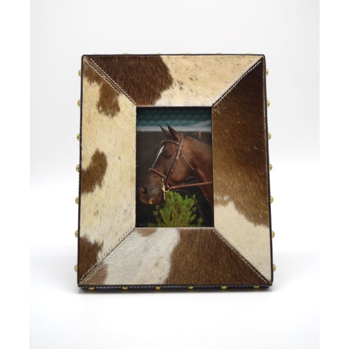 Holstein Faux Leather Pony 4 x 6 Frame