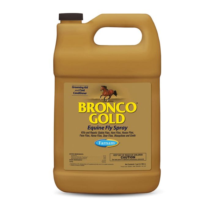 Bronco Gold Equine Fly Spray Gallon