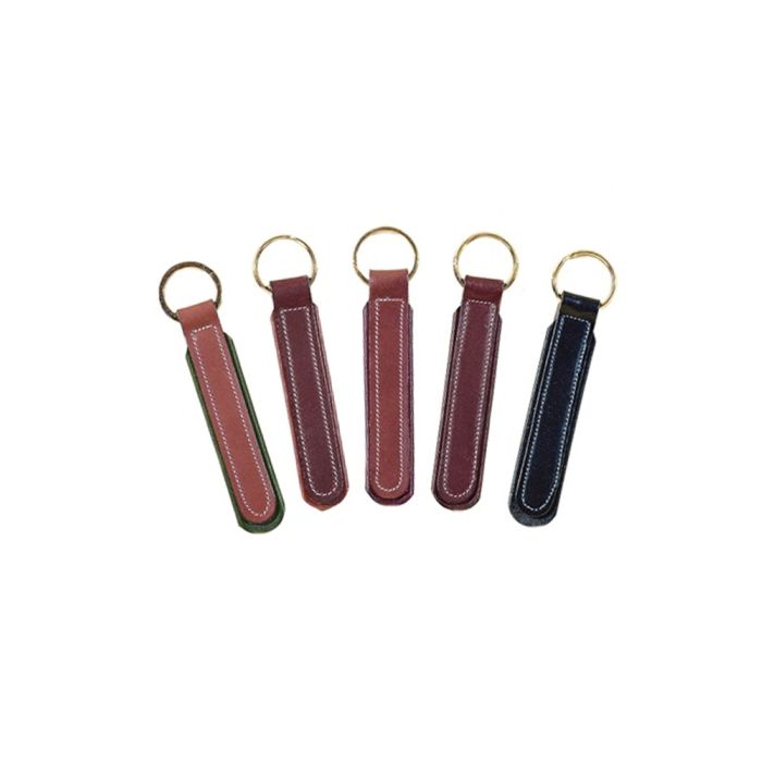 Tory Padded Leather Key Chain Fob