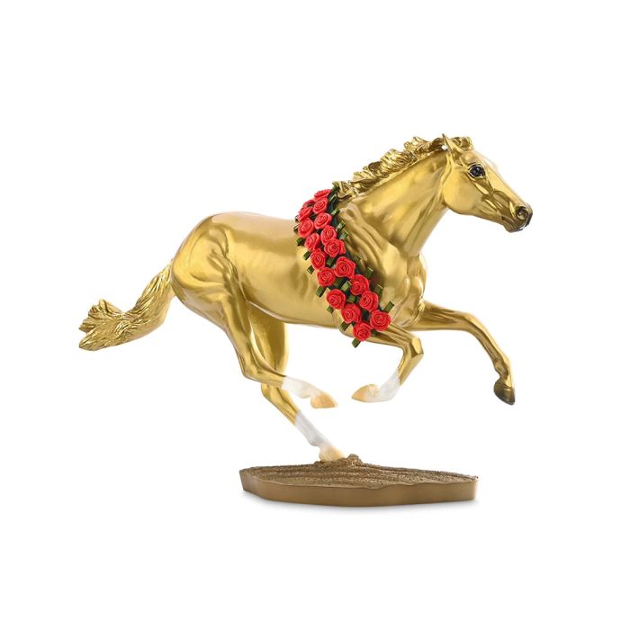 Breyer Secretariat Golden 50th Anniversary Triple Crown Winner