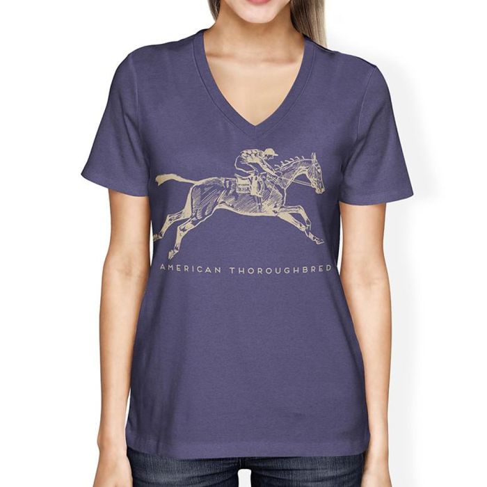 One Horse Threads Ladies Perfect V-Neck Tee