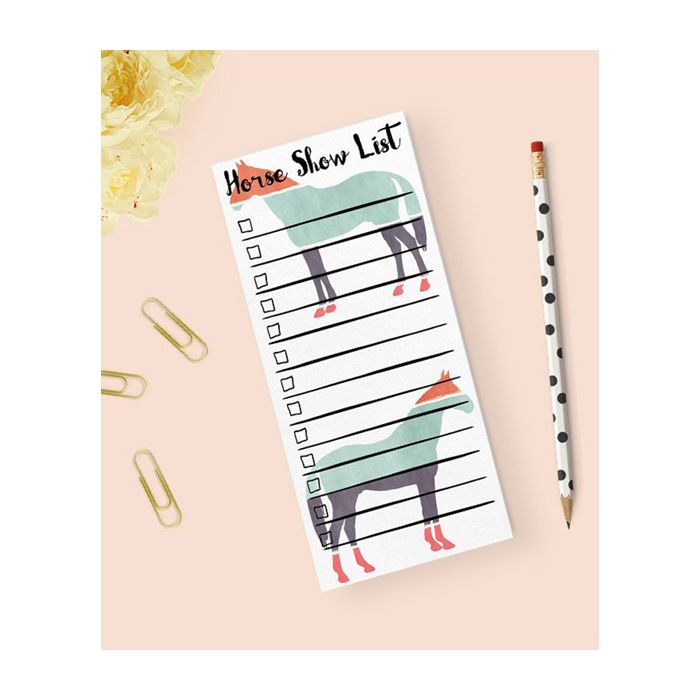 One Horse Threads List Notepad