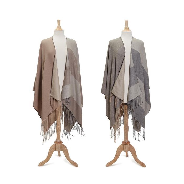 Softer than Cashmere Color Block Shawl A/2