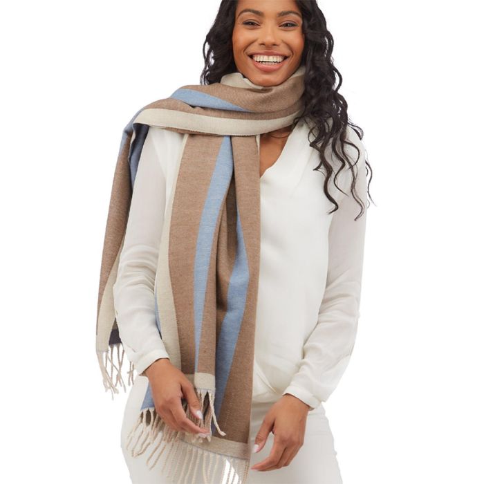 Cashmere-Like Super Soft Scarf With Tassels