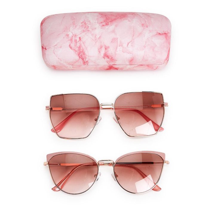 Two's Company Pink Sunglasses (Assorted Styles)
