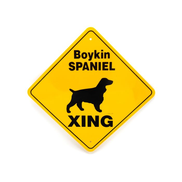 Noble Beast Boykin Spaniel Aluminum Sign (12" x 12")