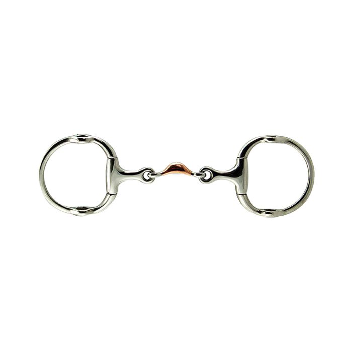 Coronet Quarter Moon Stainless Steel Jointed Gag Bit