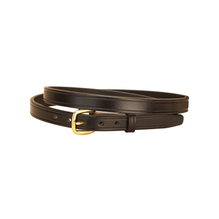 Tory Plain Creased 3/4" Leather Belt