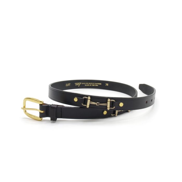 Tory 1" Snaffle Bit Leather Belt