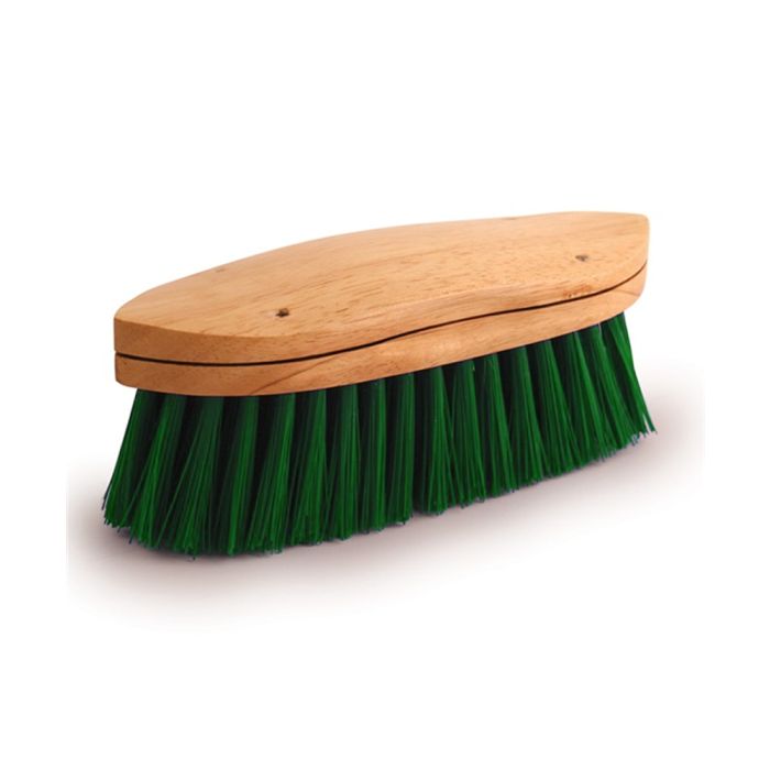 Stiff Synthetic Green General Grooming Brush