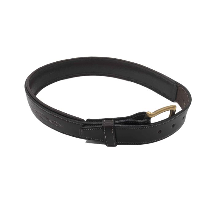 Tory 1.5" Padded Belt Fancy Continous Stitching